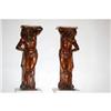 Image 2 : (2) 19TH CENT. FIGURAL CARVED ARCHITECTURA