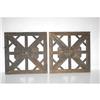 Image 1 : (2) 20TH CENT. CAST IRON ARCHITECTURAL GRA