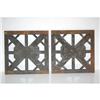 Image 2 : (2) 20TH CENT. CAST IRON ARCHITECTURAL GRA