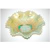 Image 1 : 9" NORTHWOOD CARNIVAL GLASS BOWL-3 FRUIT M