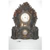 Image 1 : 19TH CENT. PIERCED IRON FACED 8-DAY SHELF