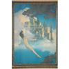 Image 2 : MAXFIELD PARRISH COLOR LITHOGRAPH PRINT "T