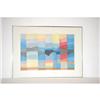 Image 1 : ANSEL UCHIMA COLOR WOODCUT TITLED "LIGHT M
