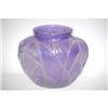 Image 2 : 6 3/4" PURPLE PHOENIX ART GLASS VASE W/ EM