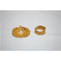 ANCIENT ROMAN GOLD JEWELRY INCLUDING SMALL