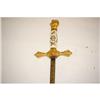 Image 2 : FRATERNAL DRESS SWORD W/ GILT SCABBARD