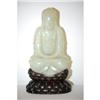 Image 1 : CARVED CHINESE JADE SCULPTURE FIGURE OF TH
