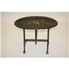 Image 2 : VICTORIAN DECORATED LACQUER TIP TOP TABLE-