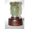 Image 2 : CARVED CHINESE JADE SCULPTURE HEAD OF THE