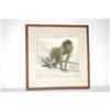 Image 1 : 20TH CENT. ABSTRACT PAINTING TITLED "TRAPE