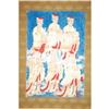Image 2 : 19TH CENT. JAPANESE WATERCOLOR PICTURE SCR