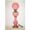 Image 1 : LATE VICTORIAN PINK BRISTOL GLASS PARLOR L