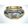Image 1 : 20TH CENT. CLOISONNE CONSOLE BOWL - OVAL M