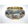 Image 2 : 20TH CENT. CLOISONNE CONSOLE BOWL - OVAL M