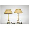 Image 1 : (2) 20TH CENT. DECORATED TIN TABLE LAMPS &