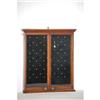 Image 1 : VICTORIAN WALL SHOWCASE - BLACK WALNUT W/