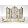 Image 1 : 20TH CENT. BRASS FIREPLACE SET INCLUDING S