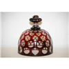 Image 1 : 7" RUBY CUT OVERLAY CHEESE DOME - RUBY CUT
