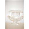 Image 1 : 7" CLEAR STEUBEN DOUBLE HANDLED URN W/ ROL