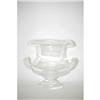 Image 2 : 7" CLEAR STEUBEN DOUBLE HANDLED URN W/ ROL