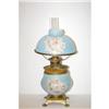 Image 2 : VICTORIAN PAINT DECORATED PARLOR LAMP-DECO