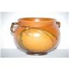 Image 2 : 6" ROSEVILLE BROWN PINECONE DOUBLE HANDLED