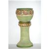 Image 1 : 10" ROSEVILLE GREEN NORMANDY JARDINERE & P