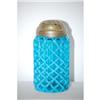 Image 1 : 4 3/4" BLUE OPALESCENT VICTORIAN ART GLASS