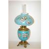 Image 1 : VICTORIAN PAINT DECORATED PARLOR LAMP-DECO