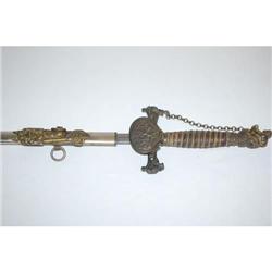 35 1/2" FRATERNAL SWORD - M.C. LILLEY & CO
