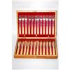 Image 1 : CASED ENGLISH FISH SET W/ IVORY HANDLE & S