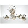 Image 1 : 5 PC. ENGLISH SILVERPLATED TEASET - TEAPOT