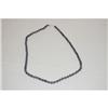 Image 1 : 13 1/2" STRAND OF BLACK PEARLS - FRESHWATE