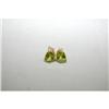 Image 1 : PR. 14K EARRINGS W/ PERIDOT - APPROX. 2 1/