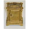 Image 2 : 5" WATERBURY FANCY BRASS CARRIAGE CLOCK
