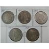 Image 1 : 5 Coin Asst US Morgan/Peace Dollars