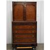 Image 2 : English Burl Walnut Cabinet c1905
