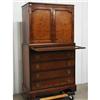 Image 3 : English Burl Walnut Cabinet c1905