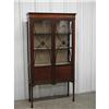 Image 1 : English Mahogany Vitrine Cabinet c1875