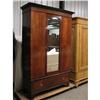 Image 1 : English Mahogany Wardrobe Cabinet c1915