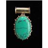 Image 1 : American Indian Turquoise Sterling Pendant