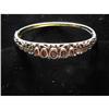 Image 1 : Garnet Sterling Bangle Bracelet