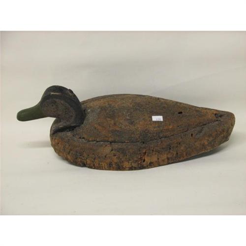 Antique Cork Duck Decoy c1900