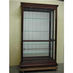 Cherry Glass Display Cabinet Pulaski Furn.