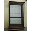 Image 1 : Cherry Glass Display Cabinet Pulaski Furn.