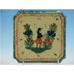 Quimper Trivet Marshall Fields Store ca. 1940's