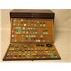 Image 2 : 19thC Antique Microscope Slide Wooden Tray Box