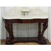 Image 4 : Marble top Washstand Console c.19thC