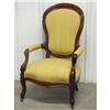 Image 1 : 19thC Walnut Balloon Back Side Chair