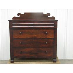 NY Empire Mahogany Chest ca1830